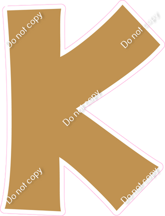 KG 18" Individuals - Flat Gold K