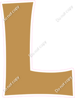 KG 18" Individuals - Flat Gold L