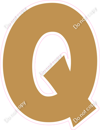 KG 18" Individuals - Flat Gold Q