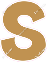 KG 18" Individuals - Flat Gold S