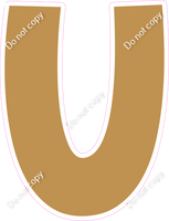 KG 18" Individuals - Flat Gold U