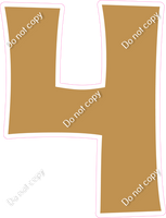 KG 18" Individuals - Flat Gold 4