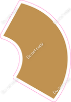 KG 18" Individuals - Flat Gold Apostrophe