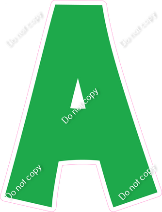 KG 18" Individuals - Flat Green A