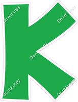 KG 18" Individuals - Flat Green K