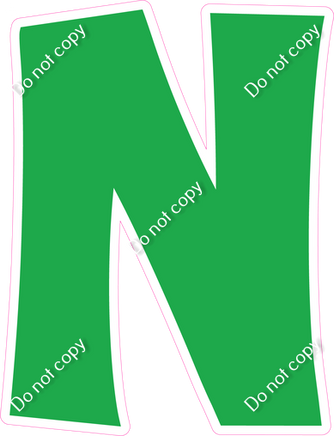 KG 18" Individuals - Flat Green N