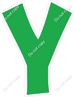 KG 18" Individuals - Flat Green Y