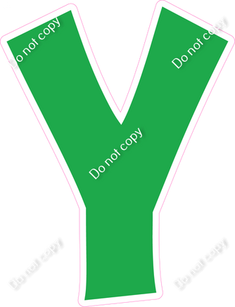 KG 18" Individuals - Flat Green Y