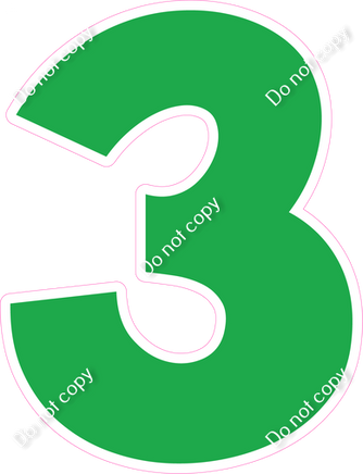 KG 18" Individuals - Flat Green 3