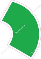 KG 18" Individuals - Flat Green Apostrophe