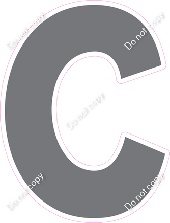 KG 18" Individuals - Flat Grey C