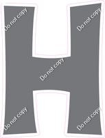 KG 18" Individuals - Flat Grey H