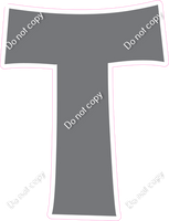 KG 18" Individuals - Flat Grey T