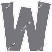 KG 18" Individuals - Flat Grey W