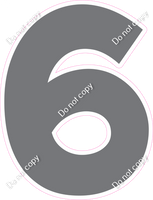 KG 18" Individuals - Flat Grey 6