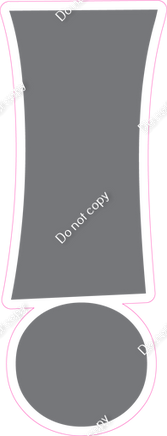 KG 18" Individuals - Flat Grey !