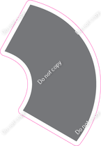 KG 18" Individuals - Flat Grey Apostrophe