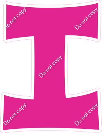 KG 18" Individuals - Flat Hot Pink I