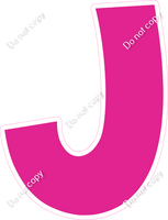 KG 18" Individuals - Flat Hot Pink J