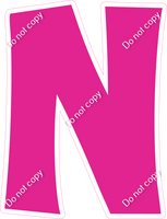 KG 18" Individuals - Flat Hot Pink N