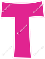 KG 18" Individuals - Flat Hot Pink T