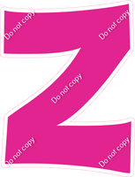 KG 18" Individuals - Flat Hot Pink Z