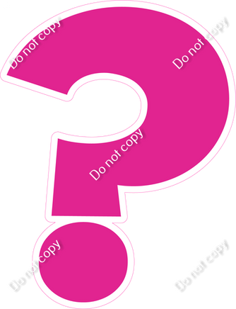 KG 18" Individuals - Flat Hot Pink ?