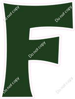 KG 18" Individuals - Flat Hunter Green F