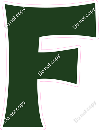 KG 18" Individuals - Flat Hunter Green F