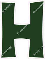 KG 18" Individuals - Flat Hunter Green H