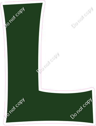 KG 18" Individuals - Flat Hunter Green L