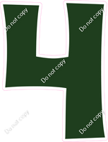 KG 18" Individuals - Flat Hunter Green 4