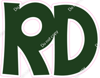 KG 18" Individuals - Flat Hunter Green RD