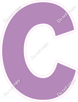 KG 18" Individuals - Flat Lavender C