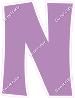 KG 18" Individuals - Flat Lavender N