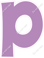 KG 18" Individuals - Flat Lavender P