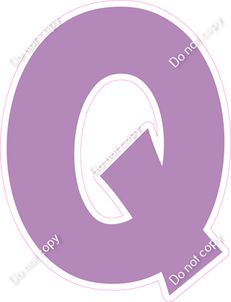 KG 18" Individuals - Flat Lavender Q