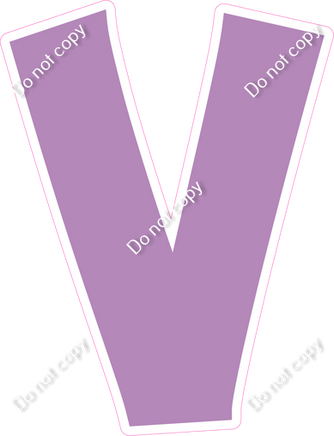KG 18" Individuals - Flat Lavender V