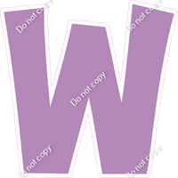 KG 18" Individuals - Flat Lavender W