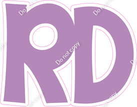 KG 18" Individuals - Flat Lavender RD