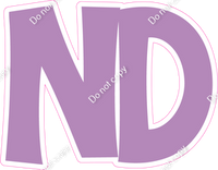 KG 18" Individuals - Flat Lavender ND