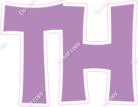 KG 18" Individuals - Flat Lavender TH