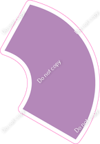 KG 18" Individuals - Flat Lavender Apostrophe