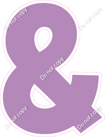 KG 18" Individuals - Flat Lavender &