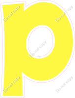 KG 18" Individuals - Flat Lemon P