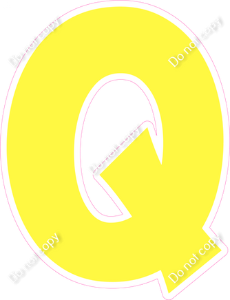 KG 18" Individuals - Flat Lemon Q