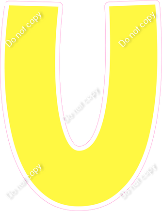 KG 18" Individuals - Flat Lemon U