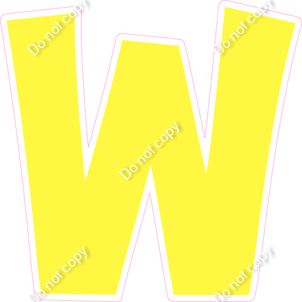 KG 18" Individuals - Flat Lemon W