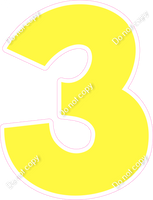 KG 18" Individuals - Flat Lemon 3