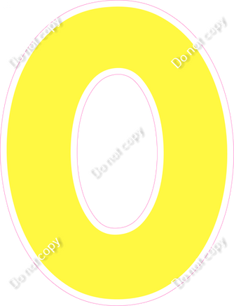 KG 18" Individuals - Flat Lemon